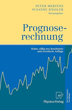 prognoserechnung 1st edition peter mertens ,susanne ra ssler 3790827967, 978-3790827965