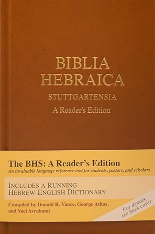 biblia hebraica stuttgartensia a   hardcover a 1st edition karl elliger ,willhelm rudollph ,otto eissfeldt