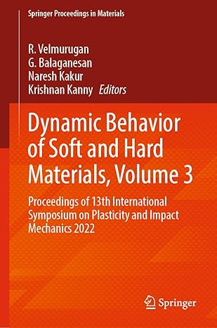 dynamic behavior of soft and hard materials volume 3 proceedings of 13th international symposium on