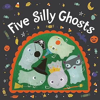 five silly ghosts board book 1st edition clarion books ,hilli kushnir 1328866599, 978-1328866592