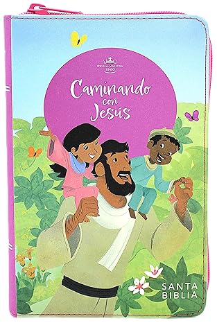 biblia para nia os en espaa ol reina valera 1960 limitada rosado caminando con jesus nia as 1st edition reina