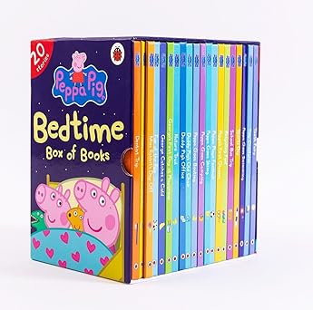 peppa pig bedtime box of books 20 stories ladybird collection box set 1st edition ladybird 0241477220,