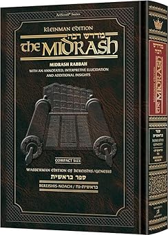 compact size kleinman ed midrash rabbah bereishis vol 1 parshiyos bereishis through noach 1st edition