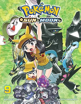 pokamon sun and moon vol 9 1st edition hidenori kusaka ,satoshi yamamoto 1974719448, 978-1974719440