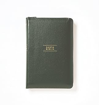 nvi santa biblia revisia n 2022 ultrafina tamaa o compacto piel reciclada verde con cierre palabras de jesa s