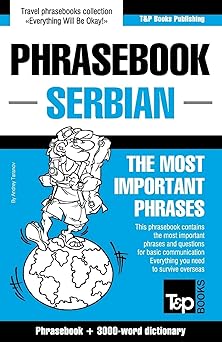 english serbian phrasebook and 3000 word topical vocabulary 1st edition andrey taranov 1784924253,
