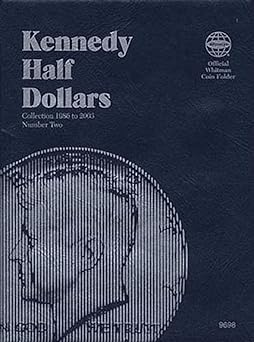 kennedy half dollars collection starting 1986 number 2 1st edition whitman 030709698x, 978-0307096982