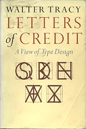 letters of credit a view of type design 1st edition walter tracy 1567922406, 978-1567922400