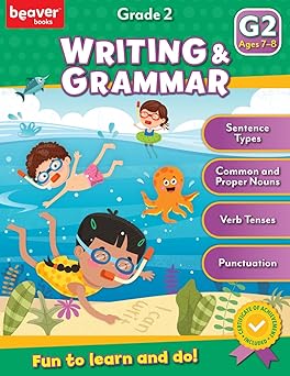 head start writing and grammar workbooks ages 7 8 2nd grade prep with sticker sheet 1st edition papp