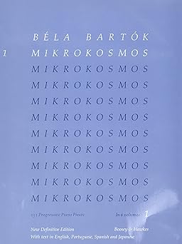 bala barta k mikrokosmos volume 1 153 progressive piano pieces for beginners and students classical piano