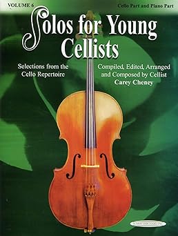 solos for young cellists cello part and piano acc vol 6 1st edition carey cheney 0739041363, 978-0739041369