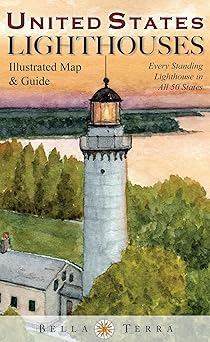 united states lighthouses illustrated map and guide 1st edition bella stander ,gerald c hill ,jim daviner