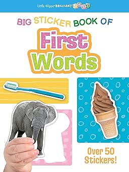 little hippo books big sticker book of first words childrens book childrens sticker activity books childrens