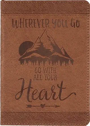 wherever you go go with all your heart artisan journal 1st edition inc peter pauper press 144132898x,