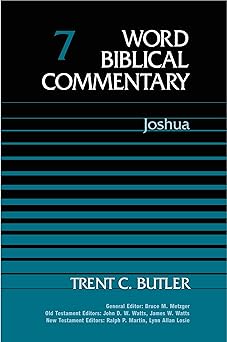 word biblical commentary vol 7 joshua 350pp 1st edition trent c butler 0849902061, 978-0849902062
