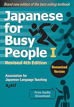 japanese for busy people book 1 romanized revised 1st edition ajalt 1568366191, 978-1568366197