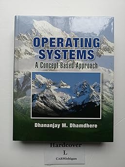 operating systems 1st edition dhananjay dhamdhere 0072957697, 978-0072957693