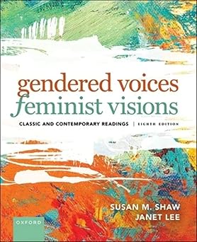 gendered voices feminist visions 1st edition susan m shaw ,janet lee 0197622615, 978-0197622612