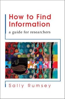 how to find information 1st edition sally rumsey 0335214290, 978-0335214297
