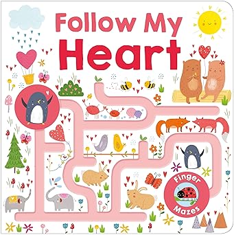 maze book follow my heart 1st edition roger priddy 0312527632, 978-0312527631