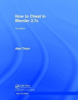 how to cheat in blender 2 7x 1st edition alan thorn 1138628875, 978-1138628878