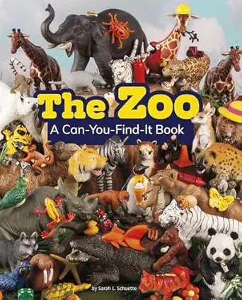 the zoo a can you find it book 1st edition sarah l schuette 197711444x, 978-1977114440