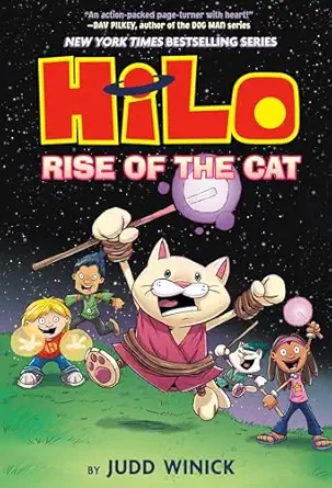 hilo book 10 rise of the cat 1st edition judd winick 0593488121, 978-0593488126