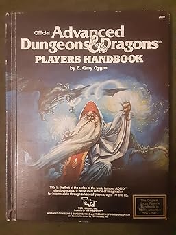 players handbook 1st edition gary gygax 0394511123, 978-0394511122