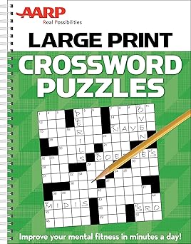 aarp large print crossword puzzles 1st edition publications international ltd 1450894364, 978-1450894364