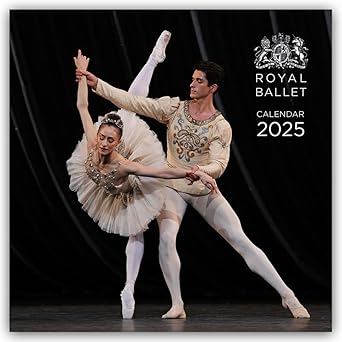 2025 royal ballet wall calendar 1st edition carousel calendars 1529846595, 978-1529846591