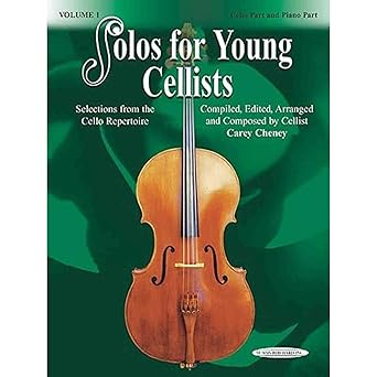 solos for young cellists cello part and piano part vol 1 selections from the cello repertoire 1st edition