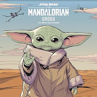 2025 star wars the mandalorian the child wall calendar 1st edition trends international 1438899475,