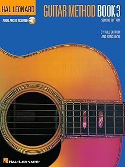 hal leonard guitar method book 3   guitar sheet music with online audio tracks instructional guitar songbook