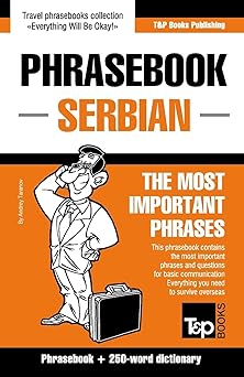 english serbian phrasebook and 250 word mini dictionary 1st edition andrey taranov 1784924059, 978-1784924058