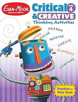 critical and creative thinking activities grade 4 1st edition evan moor educational publishers 1596734000,