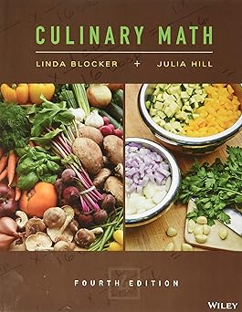 culinary math 1st edition linda blocker ,julia hill 1118972724, 978-1118972724