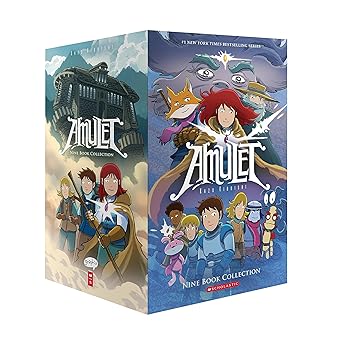 amulet #1 9 box set 1st edition kazu kibuishi 1339043459, 978-1339043456