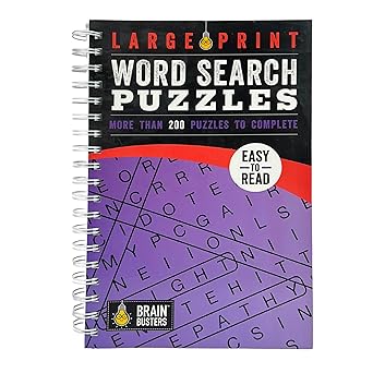 large print word search puzzles volume 2 over 200 puzzles to complete with solutions include spiral bound /