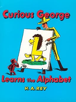 curious george learns the alphabet 1st edition h a rey ,margret rey 0395137187, 978-0395137185