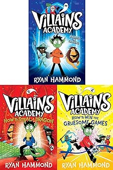 villains academy collected set villains academy how to steal a dragon how to win the gruesome games 1st