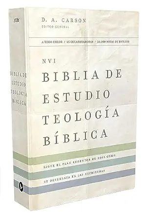 nvi biblia de estudio teologa a ba blica interior a cuatro colores tapa dura sigue el plan redentor de dios