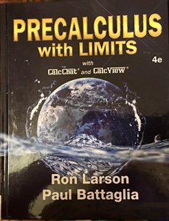 precalculus with limits 1st edition ron larson ,paul battaglia 1337271055, 978-1337271059