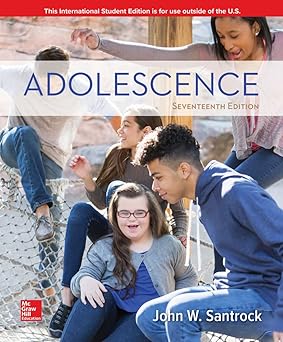 adolescence 1st edition john santrock 126009829x, 978-1260098297