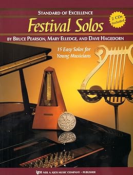w28pr standard of excellence festival solos book/2cds snare drum and mallets 1st edition bruce pearson ,mary