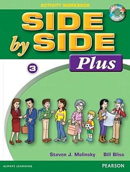 side by side plus 3 activity workbook with cds 1st edition steven molinsky ,bill bliss 0134186796,
