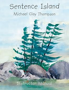 sentence island instructor manual 1st edition michael clay thompson 0880927720, 978-0880927727
