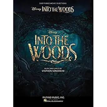 into the woods easy piano selections from the disney movie easy piano songbook from disney musical piano