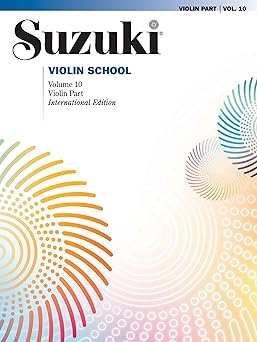 suzuki violin school volume 10 vol 10 violin part 1st edition shinichi suzuki 1413496180, 978-0874872262