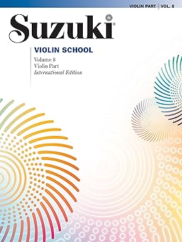 suzuki violin school vol 8 violin part 1st edition shinichi suzuki 1470627485, 978-1470627485