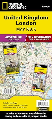 United Kingdom London Map Pack Bundle
